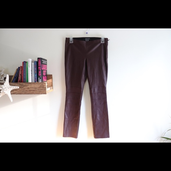 🖤David Lerner Faux leather straight leg pants🖤 - Picture 2 of 7